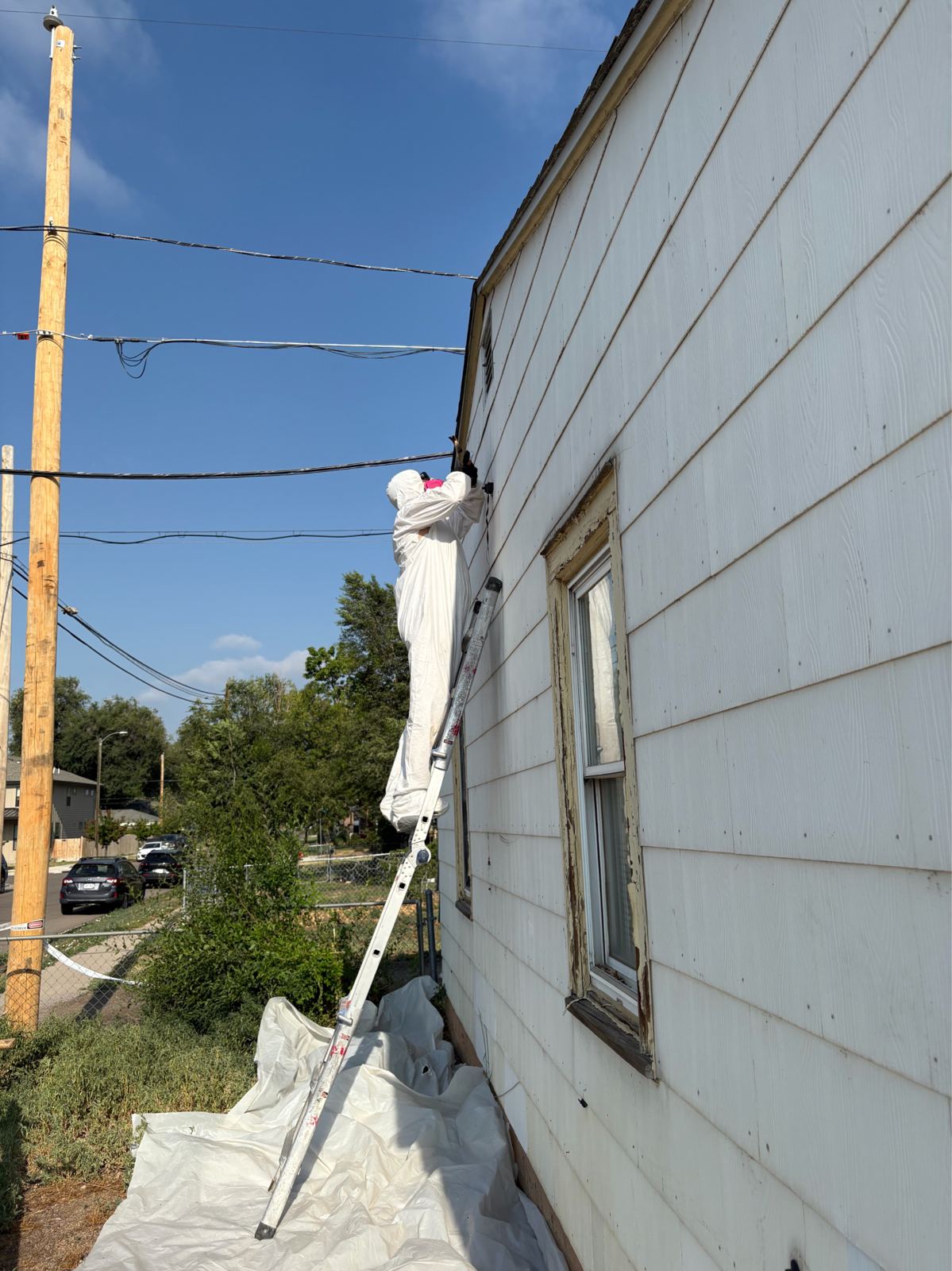 Lead Paint Removal - Advantage Environmental Abatement job site