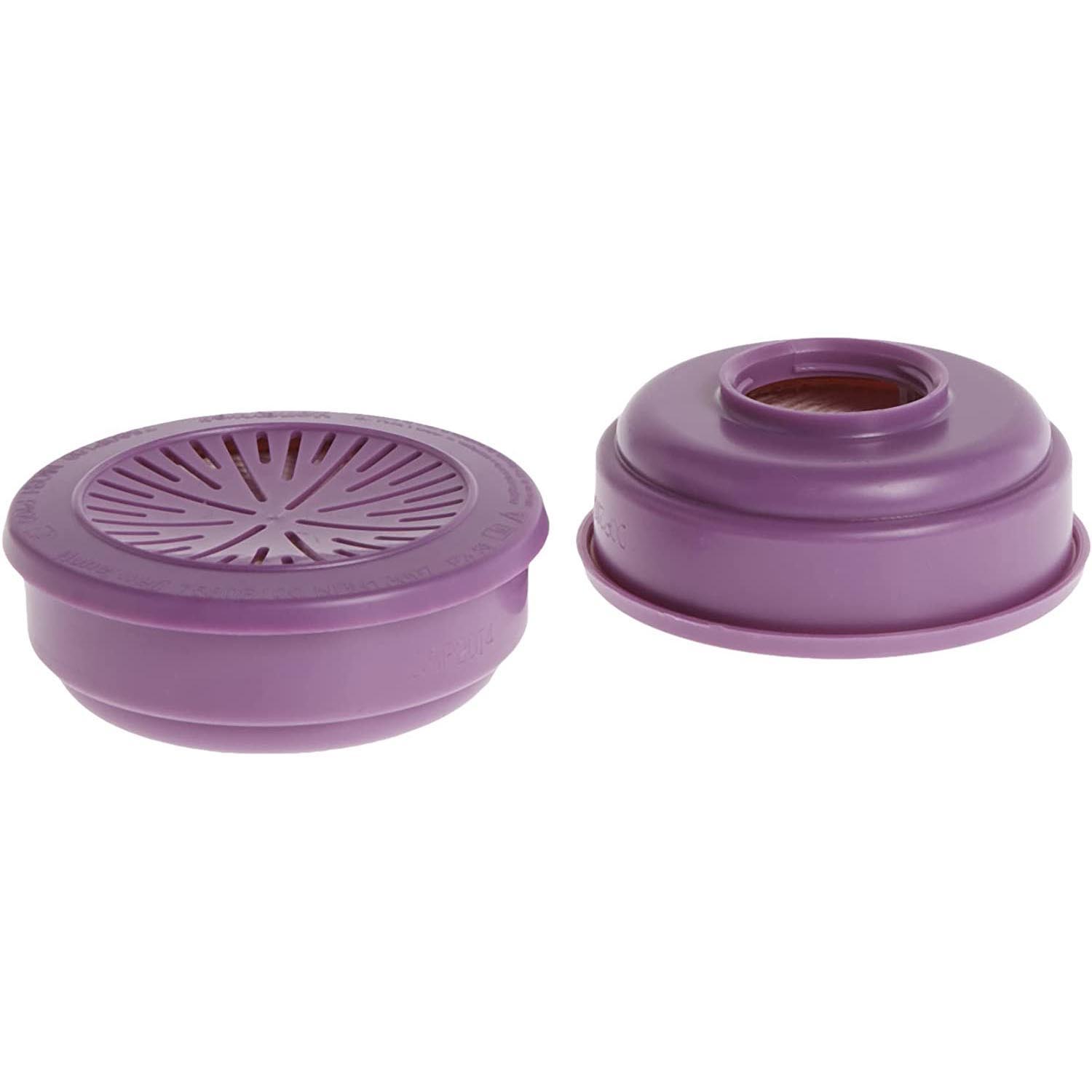 Pair of Honeywell North 7580P100 P100 hard-shell particulate filters